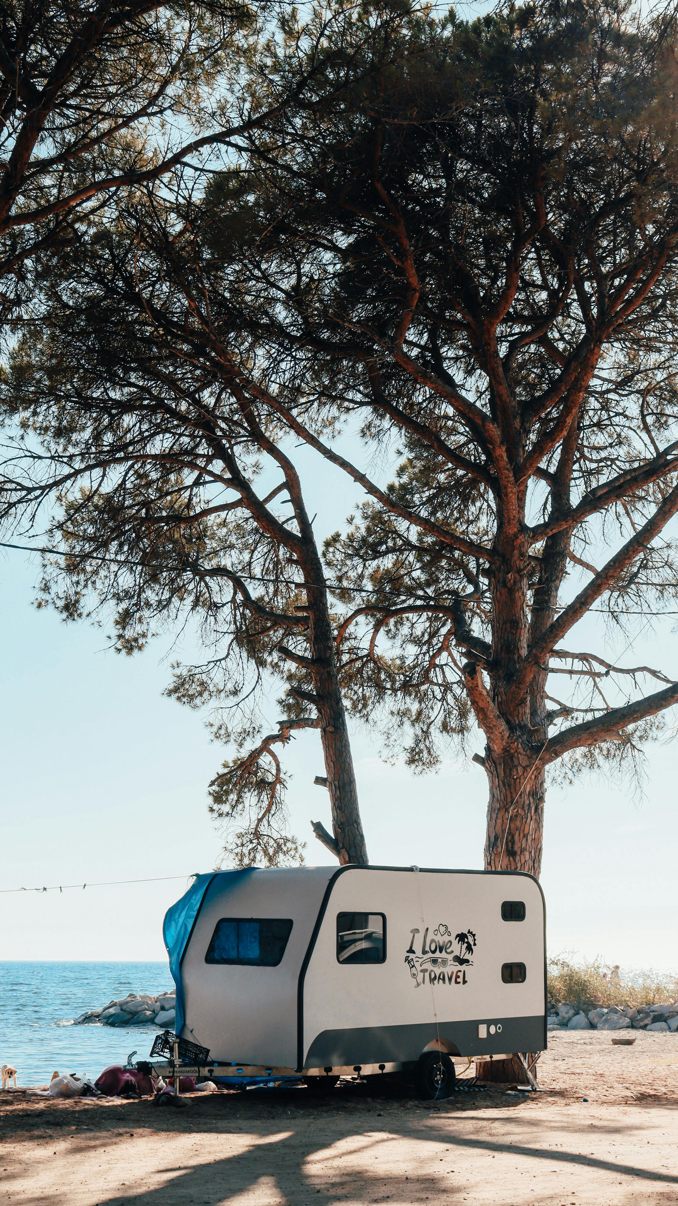 Van na praia